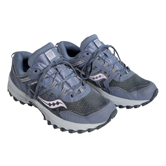 Saucony Shoes - Saucony Excursion TR13 Womens Size 9 Trail Running Shoes Gray Blue S10524-3